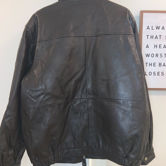Cherokee Men’s Bomber Jacket | Genuine Leather - Picture 8 of 8
